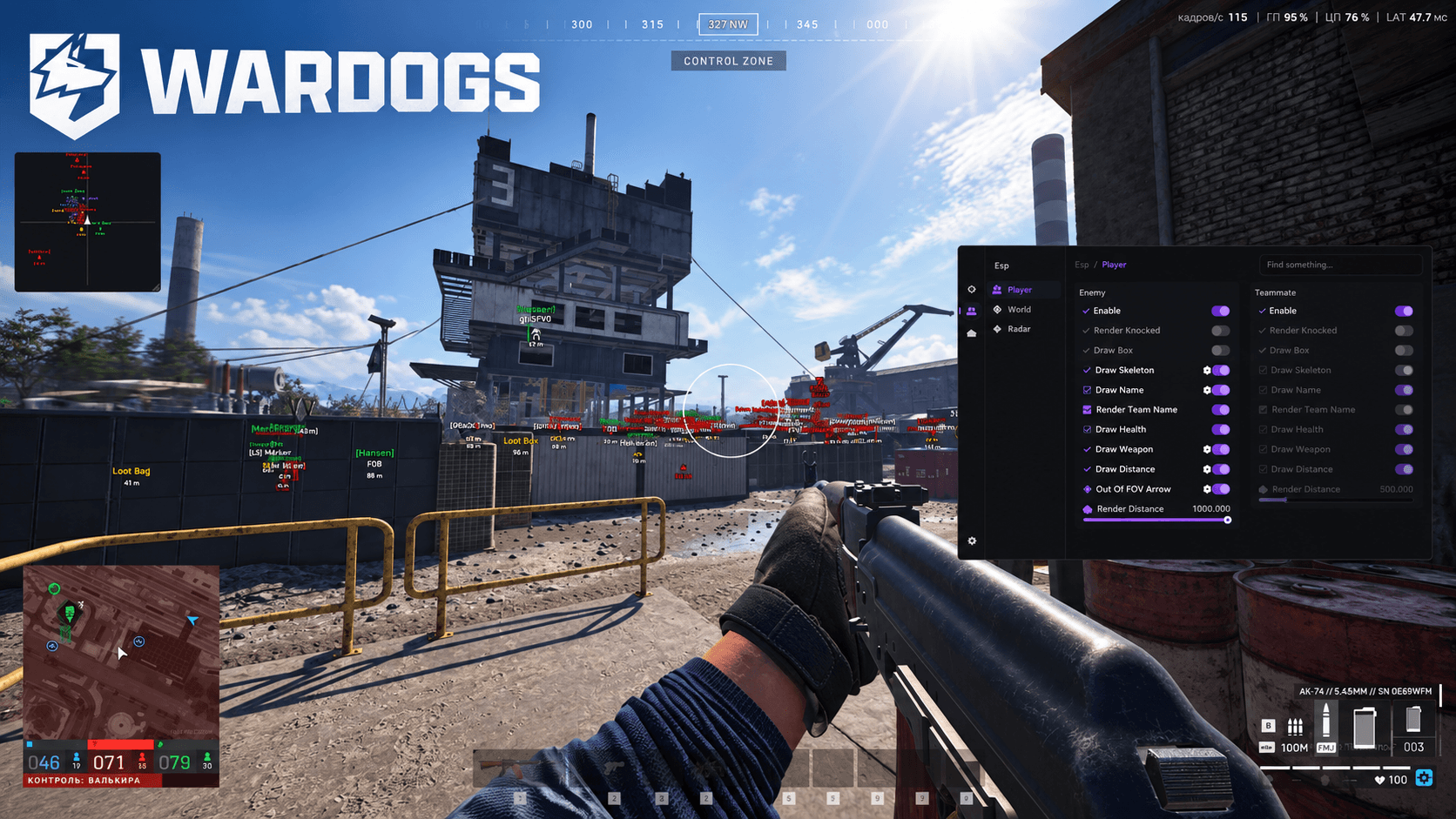 Capa de WarDogs Aimbot + ESP