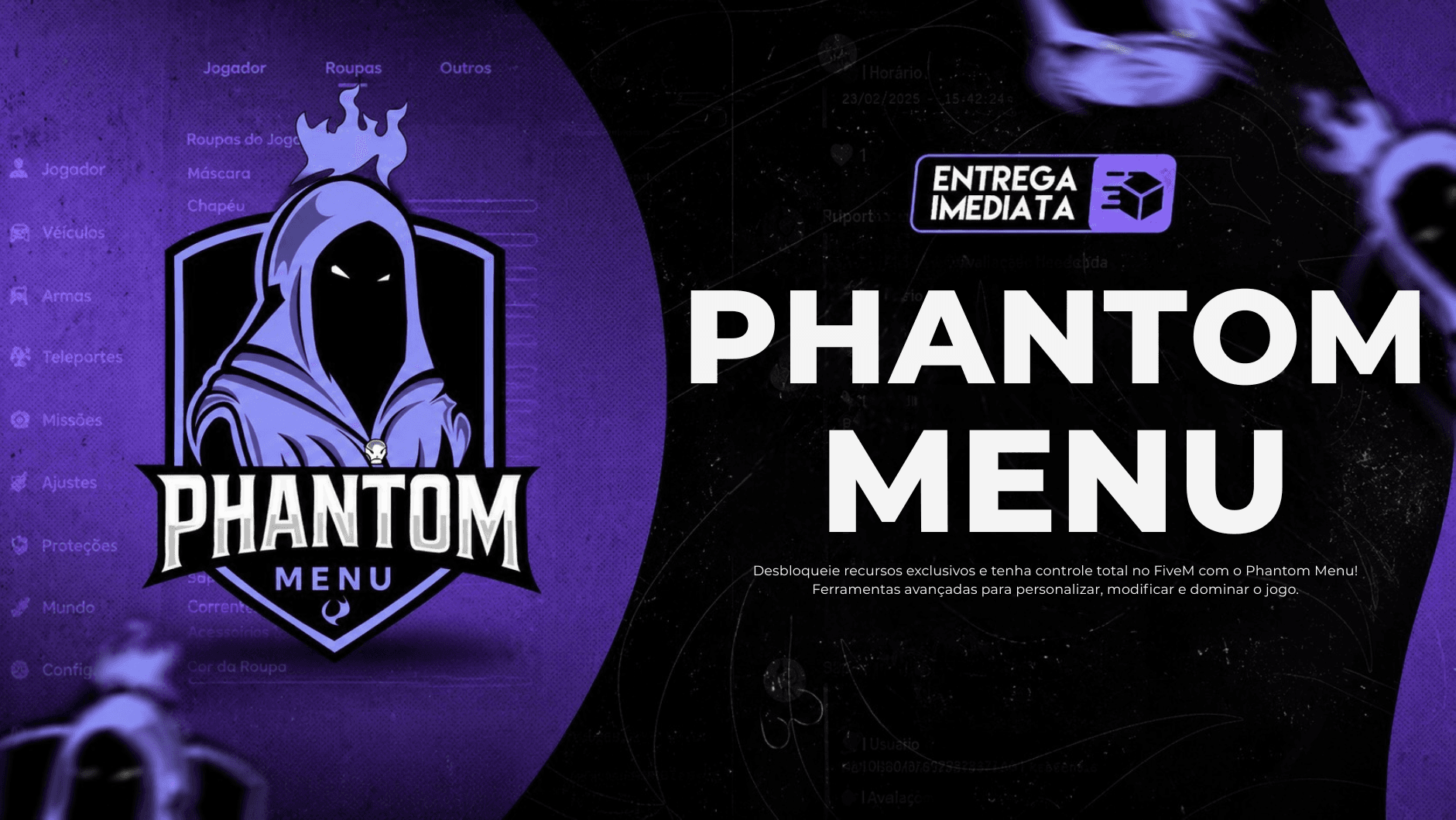Phantom Menu para FiveM — GTA RP - GTA RP